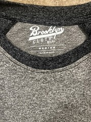 Brooklyn Cloth Shirt Men’s Medium Gray Long Sleeve T-Shirt Crew NWT