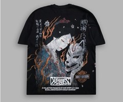 Harley-Davidson Wolves Forever Bushido Tee Box Set Black Graphic Men’s XL