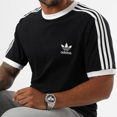 NEW MEN’S ADIDAS ORIGINALS 3-STRIPES CALIFORNIA TREFOIL TEE SHIRT ~ LARGE IA4845