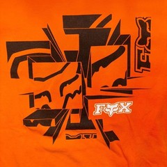 Fox-racing Men’s Orange T-shirt