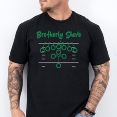 BROTHERLY SHOVE | Philadelphia Football Soft Ring Spun Pre-Shrunk Cotton T-Shirt