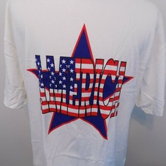 “America” T-Shirt – Avon Products – Adult Size XXL (50-52) – Patriotic – NEW