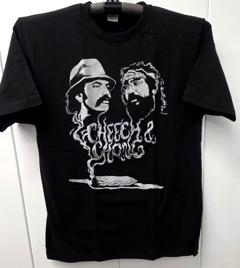 CHEECH And CHONG T-shirt Up In Smoke Marijuana Stoner Tee Shirt Adult Men’s New