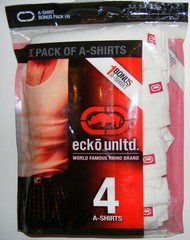 4 Pack Men’s A Shirts Size S Cotton Pre-Shrunck Long Length Ecko Rhino $40