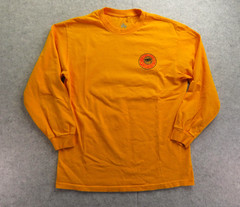 Black Label Skateboard Shirt Mens Large Yellow Long Sleeve Elephant Graphic Tee