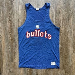 Vintage 1980s Blue NBA Washington Bullets #30 Jersey