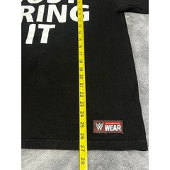 WWE Authentic Medium The Rock Just Bring It Wrestling Brahma Bull Logo TShirt