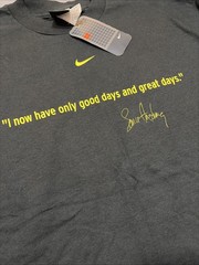 Y2K Nike Lance Armstrong Crewneck Black Swoosh Good And Great Days Men’s LG