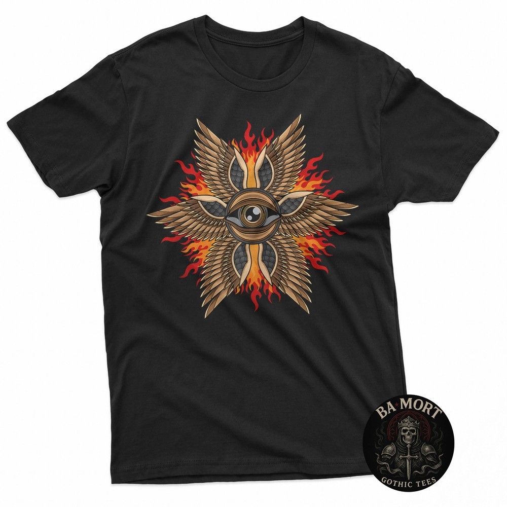 Biblically Accurate Angel Seraphim Ophanim Gothic Angel T-Shirt