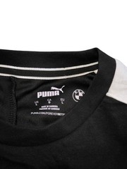 Puma × BMW Motorsport Racing Black Logo Graphic T-Shirt Size L