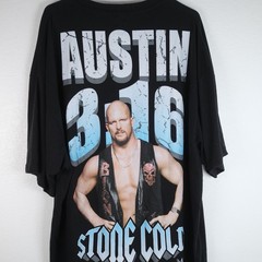 2025 WWE Legends Sz 3XL Stone Cold Steve Austin 3:16 Skull Logo WWF Double Sided