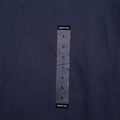 NEW Kenneth Cole Techni Cole T Shirt Mens Large Blue Short Sleeve Crew Neck Tee