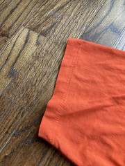 VTG 1980 Vulcan Run T Shirt Size XL Birmingham AL Marathon Single Stitch Orange