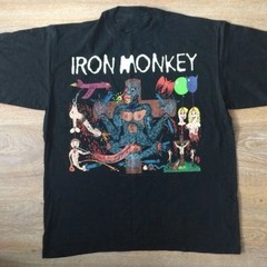 Iron Monkey VTG black T-shirt short sleeve All sizes S to 45Xl 1F1745