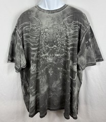 Xtreme Couture Skull & Bones Double-Sided AOP T-Shirt Men’s Size 5XL