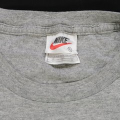 Rare Vintage NIKE Michael Jordan 23 Jumpman Basketball T Shirt 90s Gray Size XL