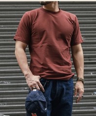 10.6 oz Reverse Weave T-Shirt – Red Bronson Mfg. Co. XXL