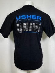 USHER The Vegas Residency 2023 Concert R&B Black T-Shirt Men’s MEDIUM