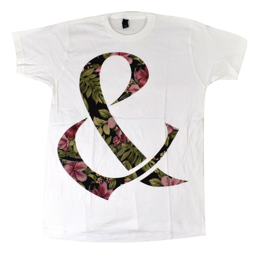 Of Mice & Men Mens Floral Fill Graphic White Shirt New S, M