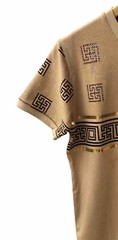 Men’s Beautiful Cotton Rhinestone T Shirt,Italian Style,Stretch S to 2XL…A12.
