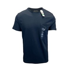 Nautica Men’s T-Shirt Solid Crew Neck Short Sleeve Pocket