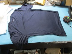 Navy Blue Champion Double Dry Short Sleeve T-Shirt- Small