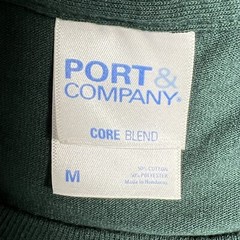 Port Company T-Shirt Med Core Blend Tee Green Short Sleeve Think Outside The Box
