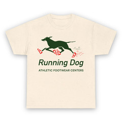 NEW Running Dog Athletic Footwear The Big Chill 1983 Deadstock Vintage Shirt