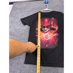 The Flash Worlds Collide DC Comics Graphic T-Shirt Mens Medium Black Cotton Tee