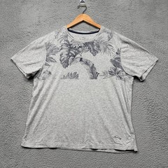 Tommy Bahama T-Shirt Mens Large Gray Graphic Tee Cotton Modal Casual