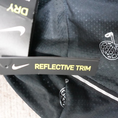Nike Running Shirt 2XL Black Dri-Fit Miler Wild Run Reflective Trim NEW