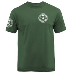 2nd Amendment Made America Free Gun Skull Constitution US Flag Crest T-shirt