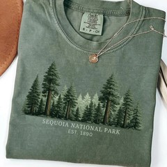 Sequoia National Park Comfort Tee Shirt Nature Outdoors Hiking Camping Gift