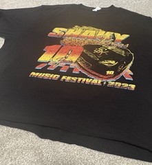 Shaky Knees 2023 Music Festival T-Shirt Atlanta Band Lineup Size Large *Read*