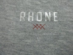 Rhone Shirt Medium Adult Gray Athletic Texas Running Stretch Modern Fit Mens M