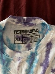 Travis Scott Astroworld Festival 2021 “See You on the Other Side” Tie-Dye Tee.