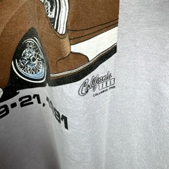 Vintage Rod Run Shirt XL Purple Single Stitch Deep South Birmingham AL Car Show