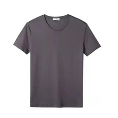 Ice Silk T-shirt Men’s Short Sleeve Solid Summer Thin Quick Drying Elastic Modal