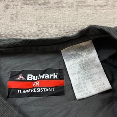 Bulwark FR IQ Series Henley Shirt Large Gray CAT 2 CAL Flame Resistant HRC ARC