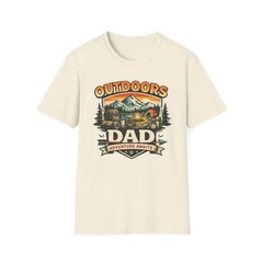 Outdoors Dad Camping Lake Gildan Tee Nature Fishing Hiking