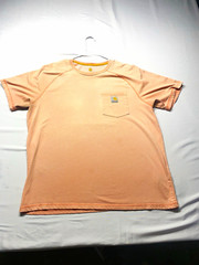 Carhartt Force Pocket T-Shirt Relaxed Fit Peach Short Sleeve Men’s Large