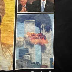 911 Osama Bin Laden George Bush Y2K Grunge T-shirt