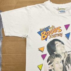VTG 90s Bill & Ted’s Bogus Journey 20.5” x 28” Keanu Reeves Movie T Shirt
