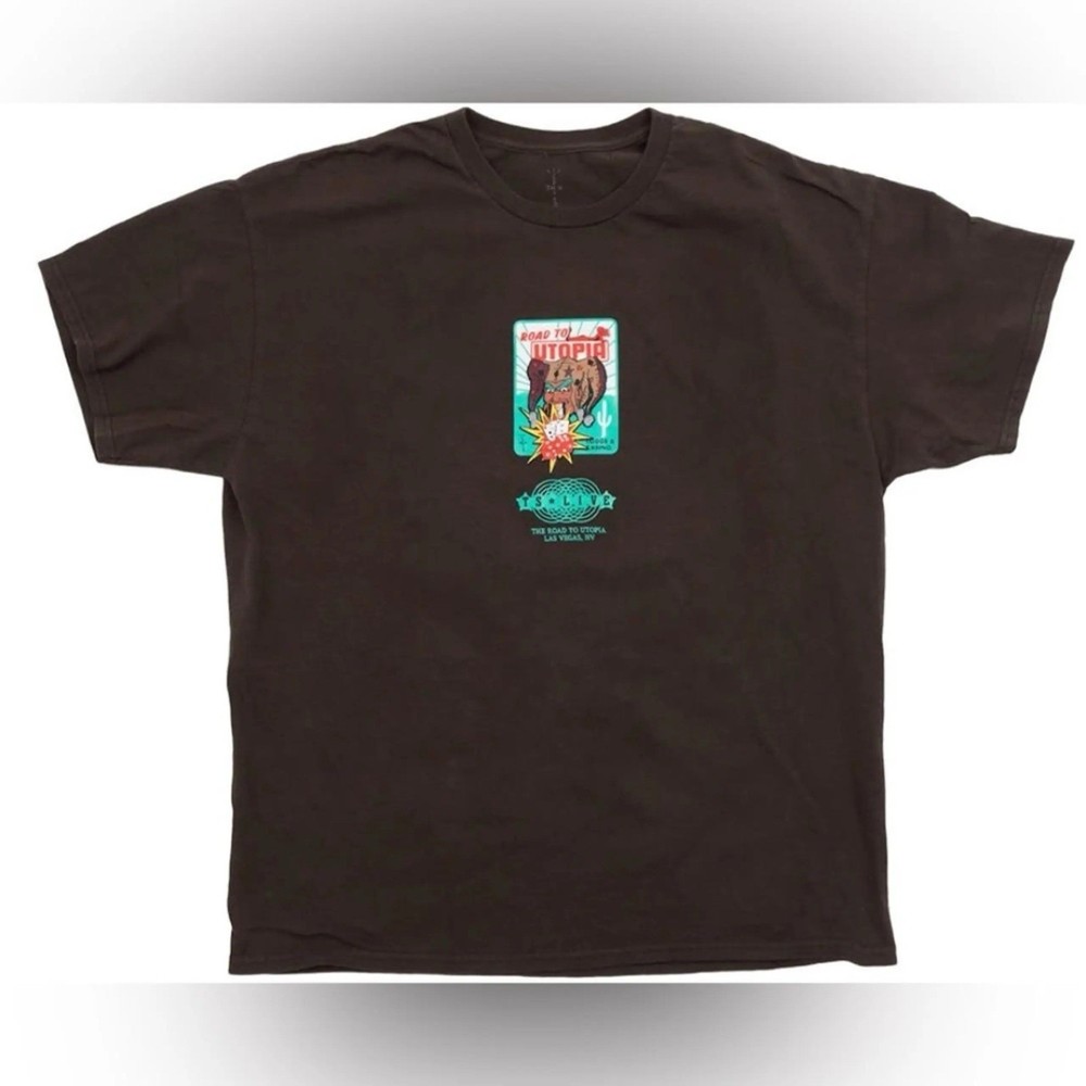 Travis Scott Road to Utopia Las Vegas Joker T-shirt 2XL