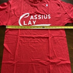 Cassius Clay Red T-Shirt Medium Muhammad Ali