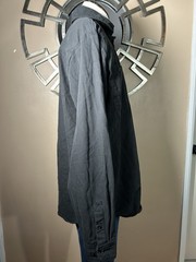 Santa Cruz Skateboard Longsleeve Button Up Shirt Screaming Hand Utility Black