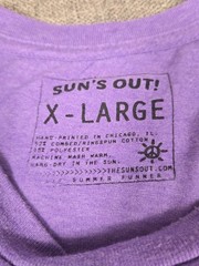 Mens XL Chicago Suns Out Hand Printed Soft Feel Retro Look PRINCE T-Shirt