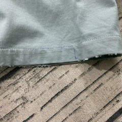 Hudson Los Angeles Mens XL Seafoam Green Raw Distressed Edge Crewneck T-Shirt