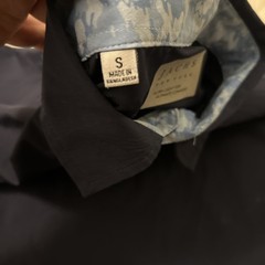 Jachs New York Shirt Size Small Navy Blue Short Sleeves