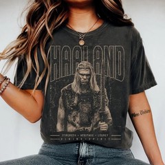 Retro Norway Viking Soccer Erling Haaland Graphic Tee Unisex